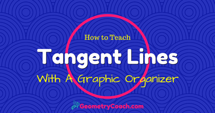 Circles - Tangent Lines Graphic Organizer