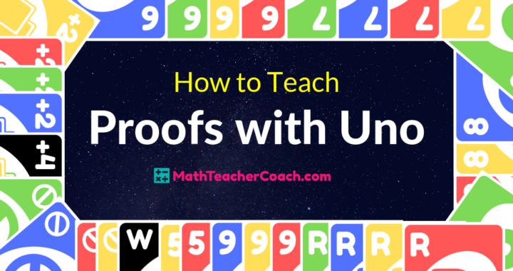 Introducing Proofs with Uno Cards - Geometry